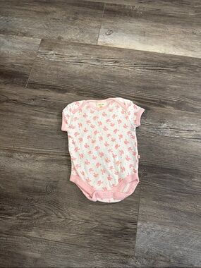 Cherokee Pink Flamingo Print Baby One-Piece Bodysuit